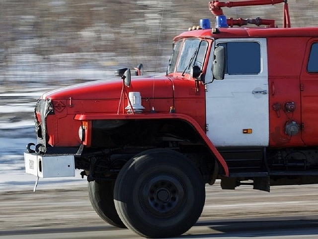 Пожар в городе Оренбурге