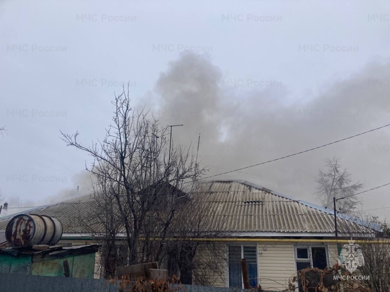 Пожар в городе Оренбурге