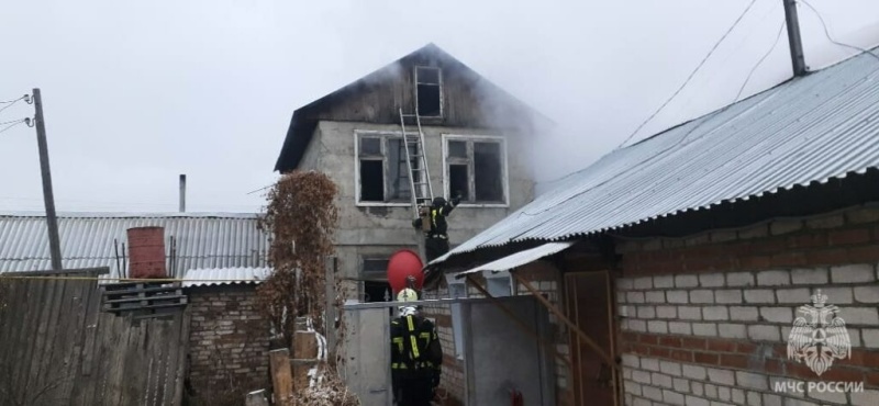 Пожар в городе Оренбурге